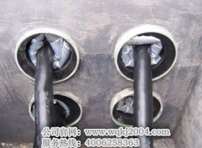 電纜穿墻管防水堵漏工藝流程