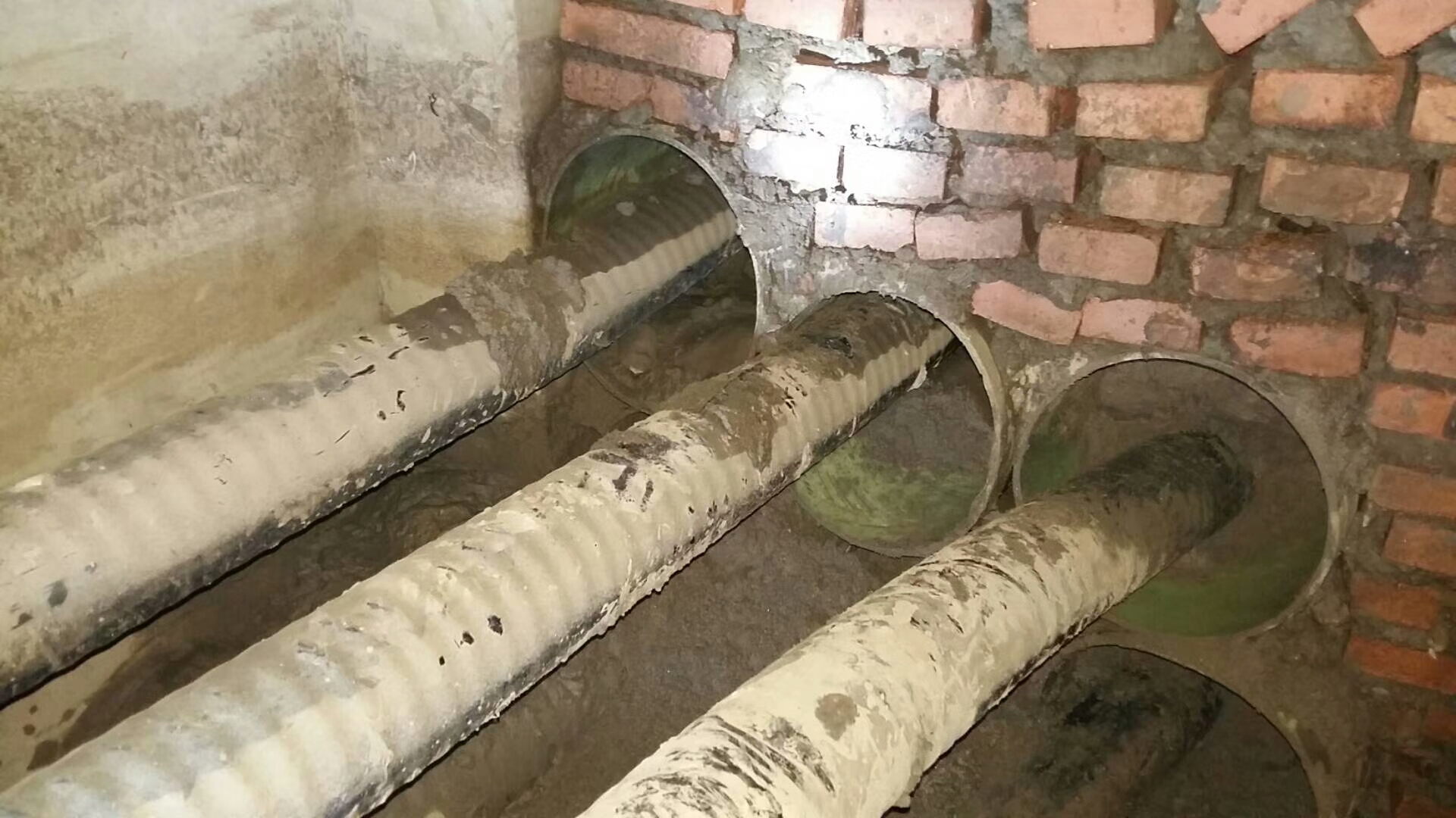 電纜套管水泥封堵效果圖集展示